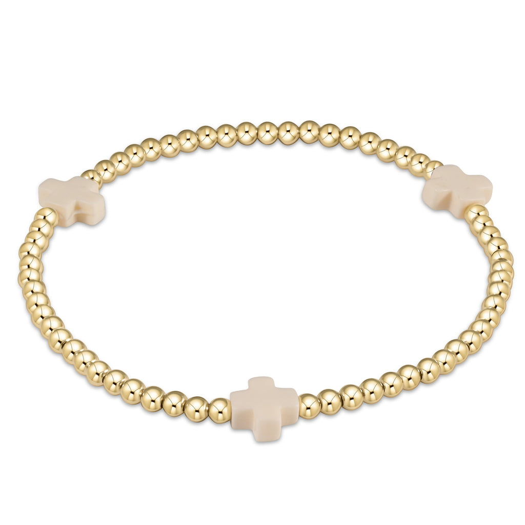 enewton egirl Signature Cross Bracelet Gold