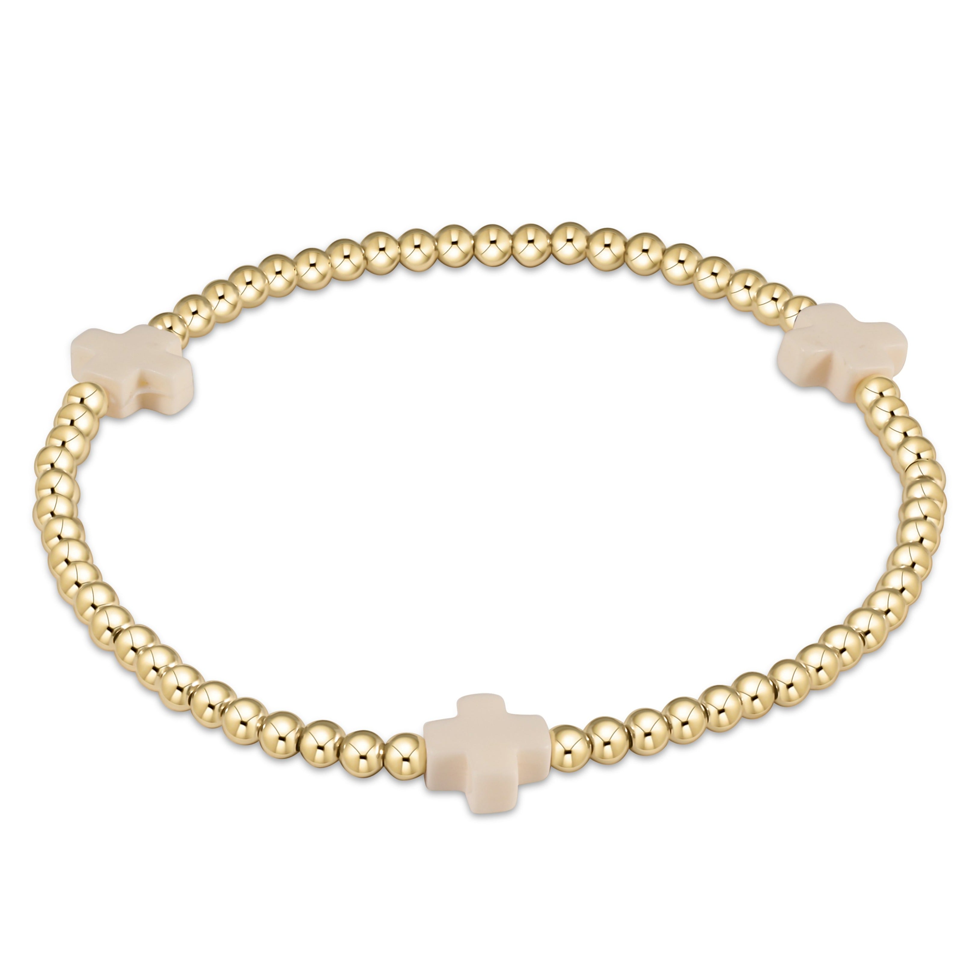 enewton egirl Signature Cross Bracelet Gold