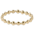 enewton Extends - Honesty Gold Grateful Pattern 6mm Bead Bracelet