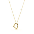 enewton egirl 14" Necklace Gold - Love Gold Charm