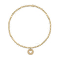 enewton Classic Gold 2mm Bead Bracelet - Love Small Gold Disc