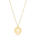 enewton 16" Necklace Gold - Blessed Disc