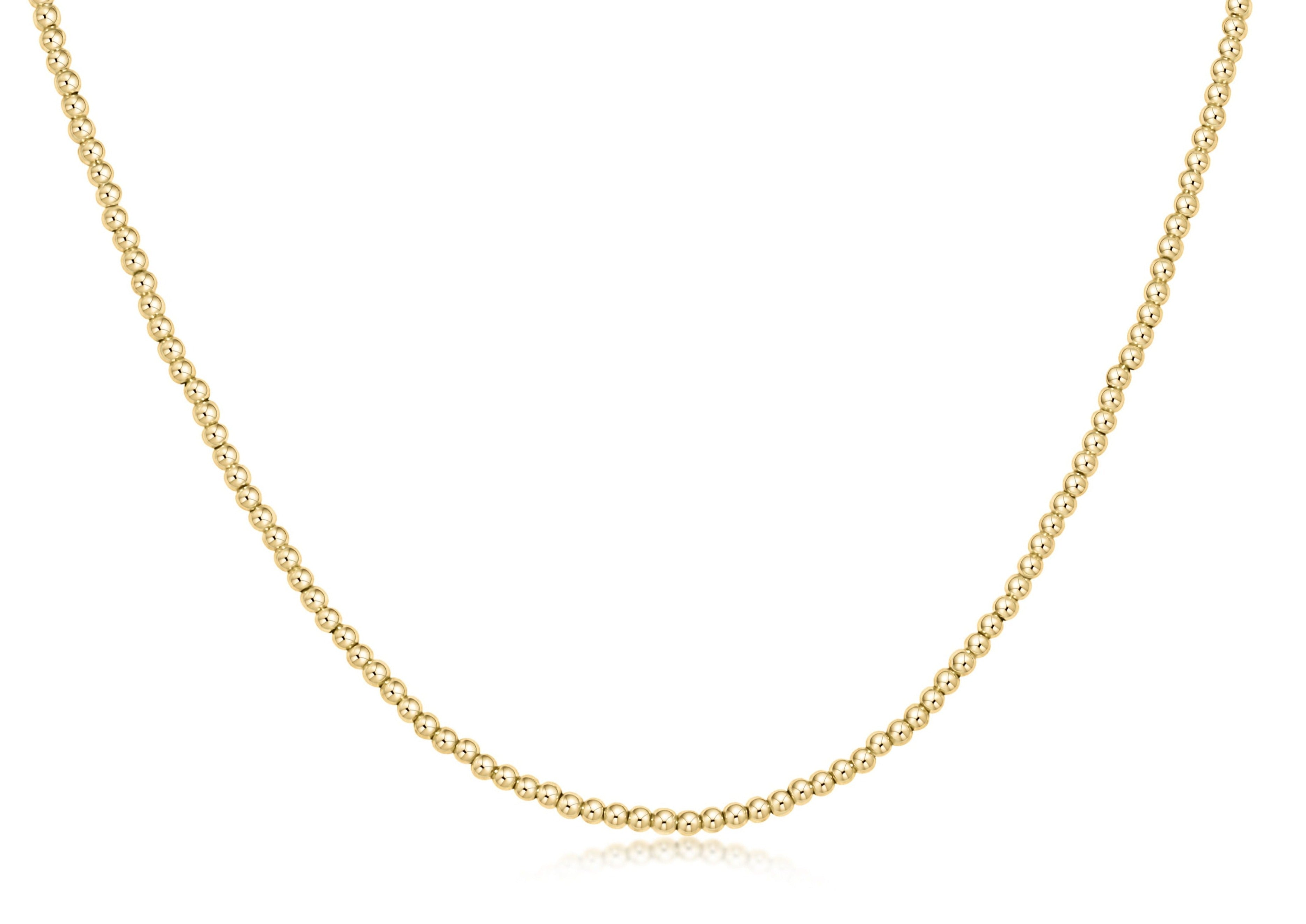 enewton Choker Classic Gold 2mm Bead