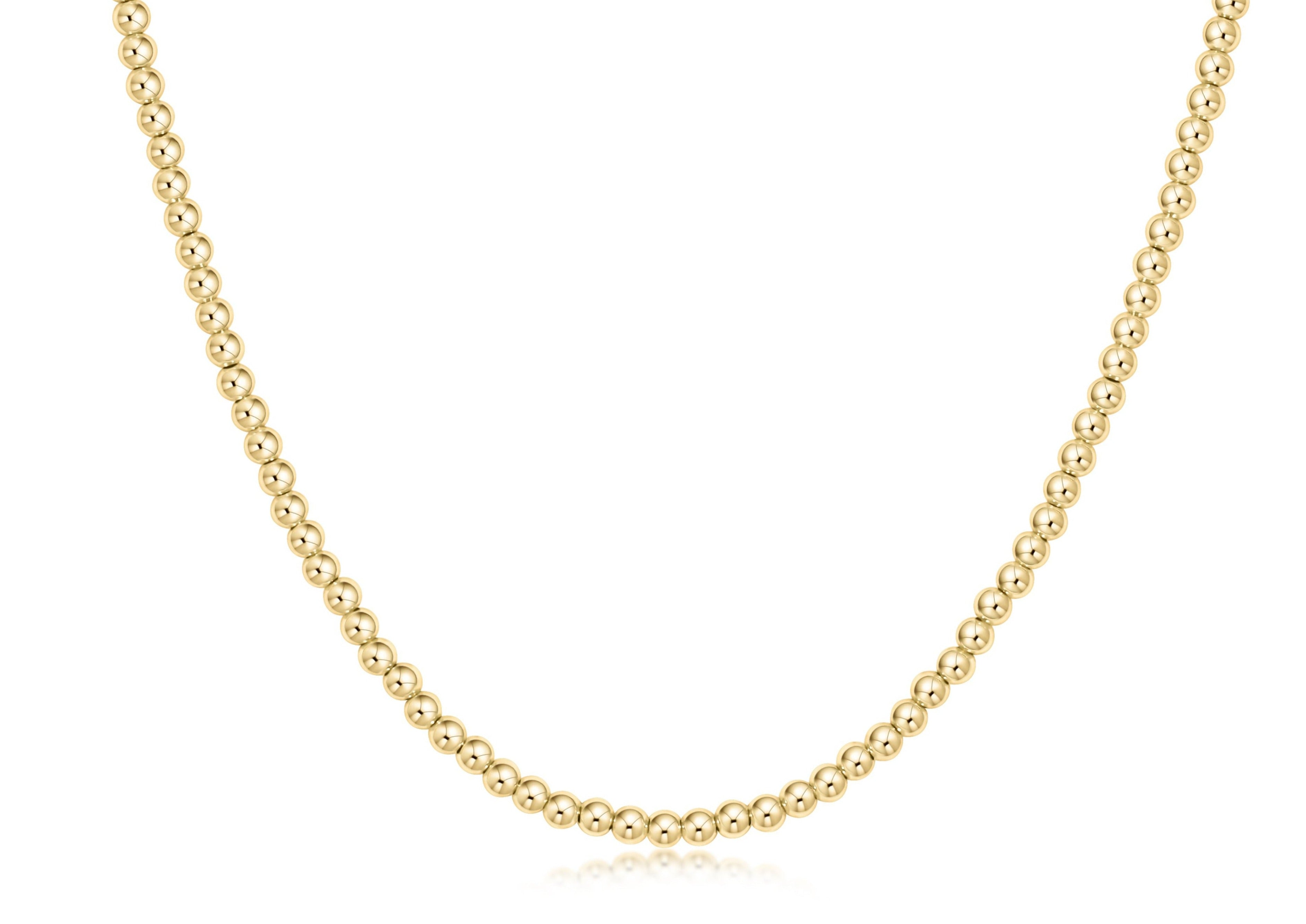 enewton Choker Classic Gold 3mm Bead