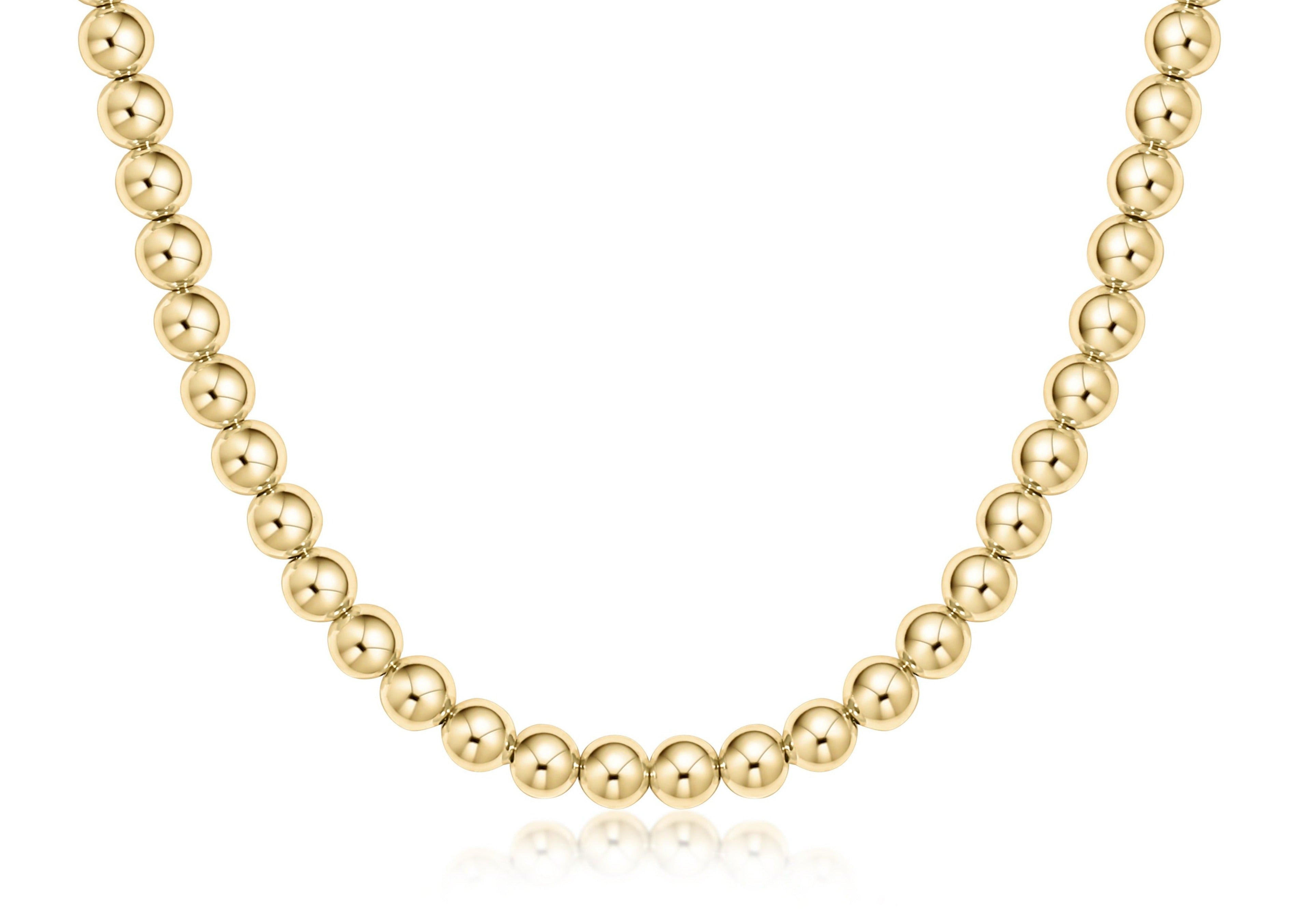 enewton Choker Classic Gold 6mm Bead