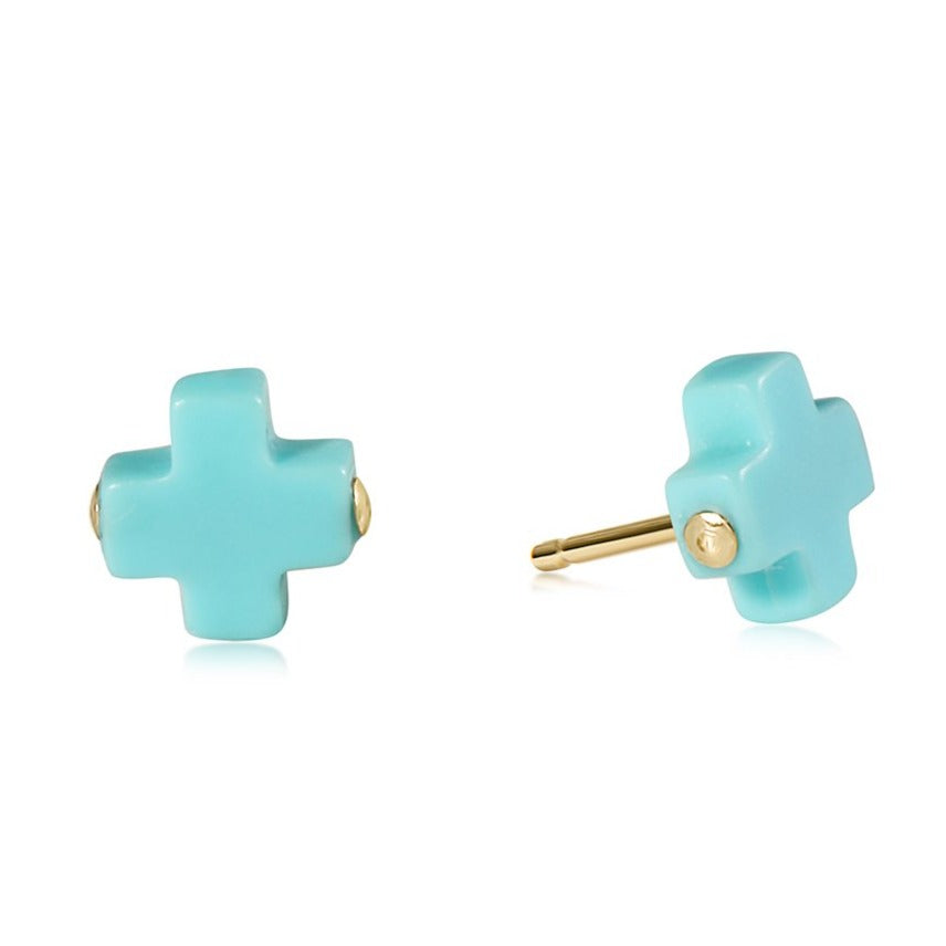 enewton Signature Cross Studs