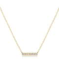 enewton 14kt Gold and Diamond Significance Bar Necklace - Seven