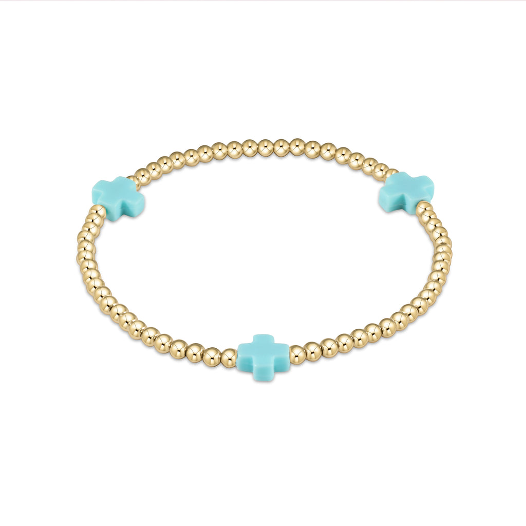 enewton egirl Signature Cross Bracelet Gold