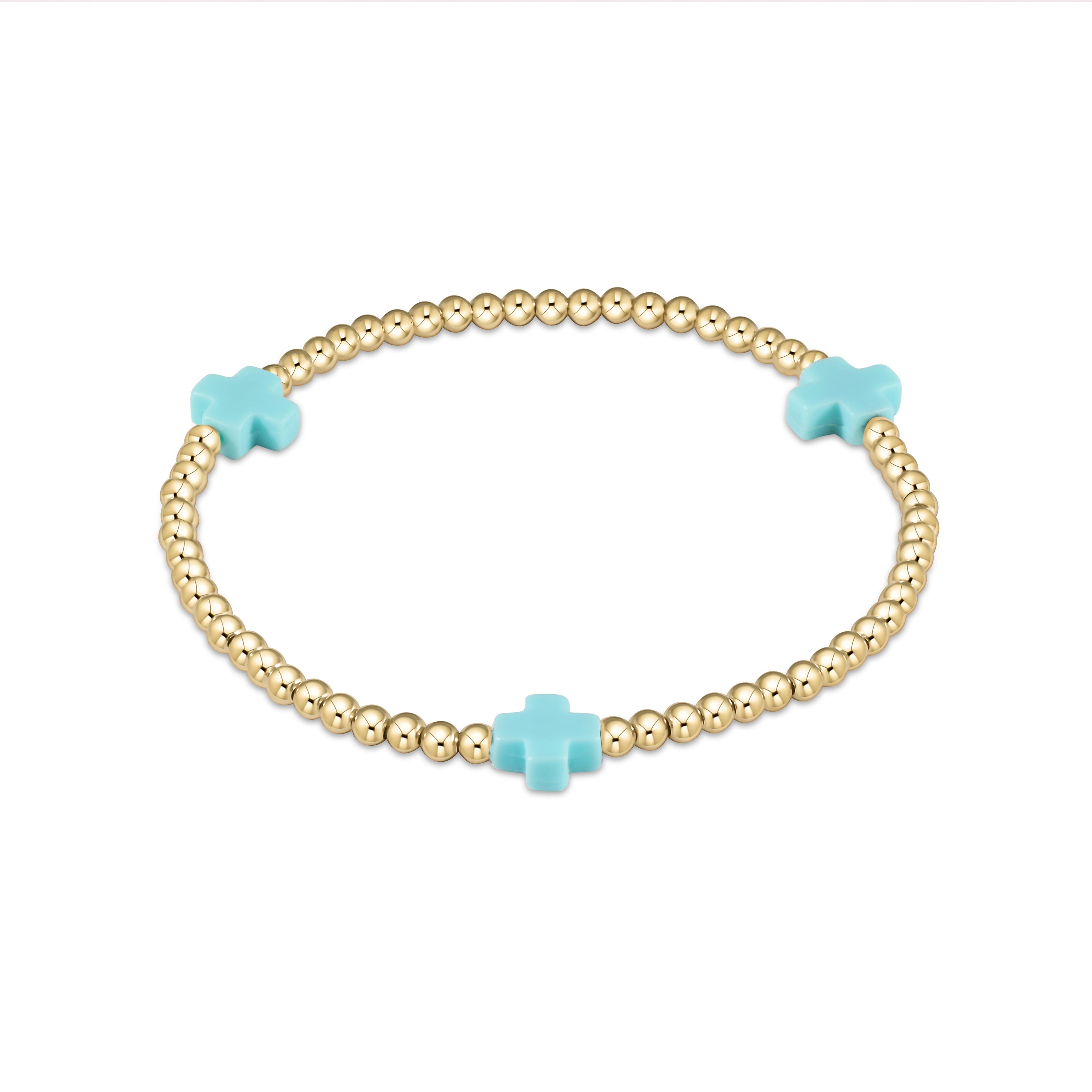 enewton egirl Signature Cross Bracelet Gold