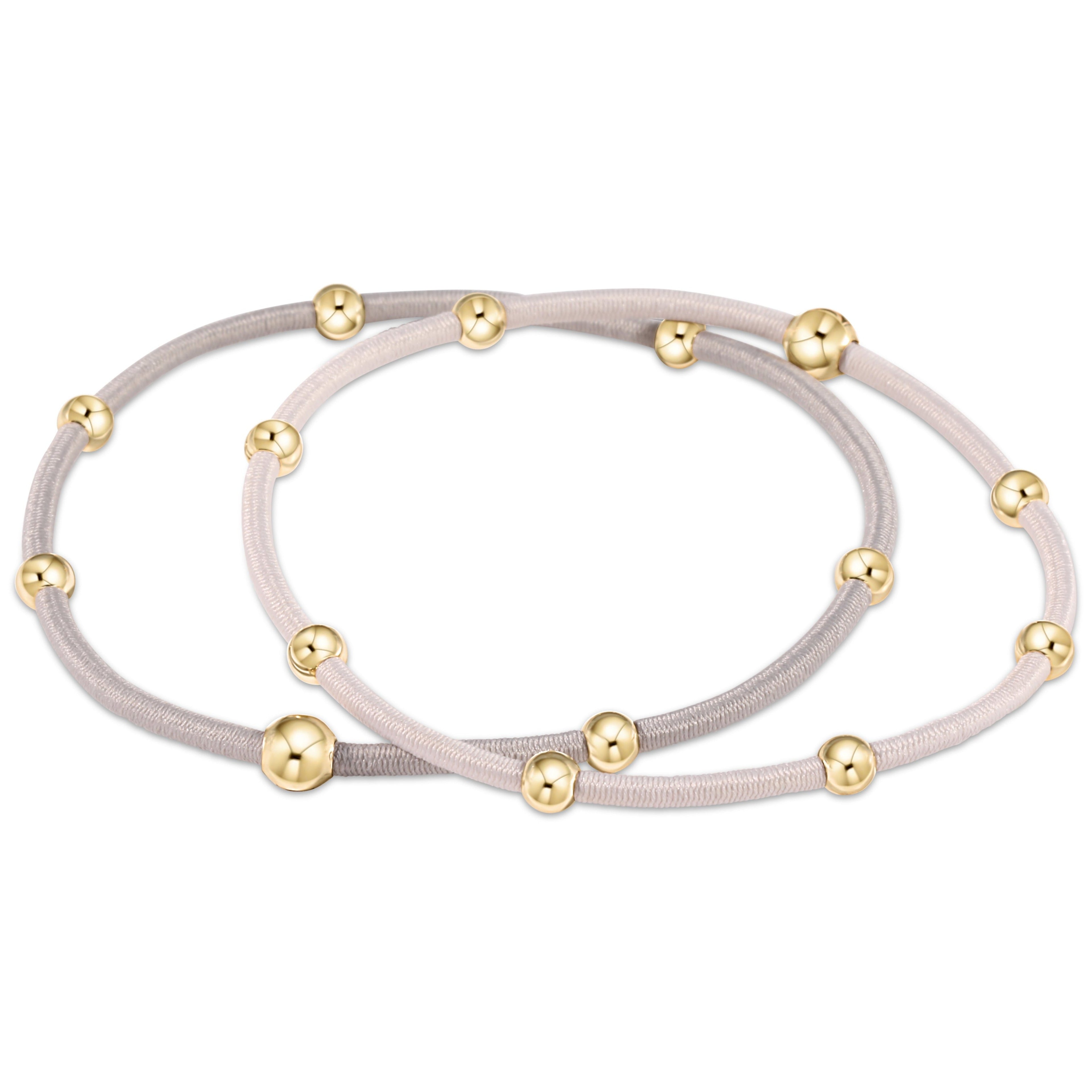 enewton "e"ssentials Bracelet Stack of 2 - Neutral Set