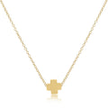 enewton 16" Necklace Gold - Signature Cross Gold