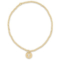 enewton Classic Gold 2mm Bead Bracelet - Blessed Small Gold Disc