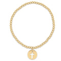 enewton Extends - Classic Gold 3mm Bead Bracelet - Blessed Gold Disc