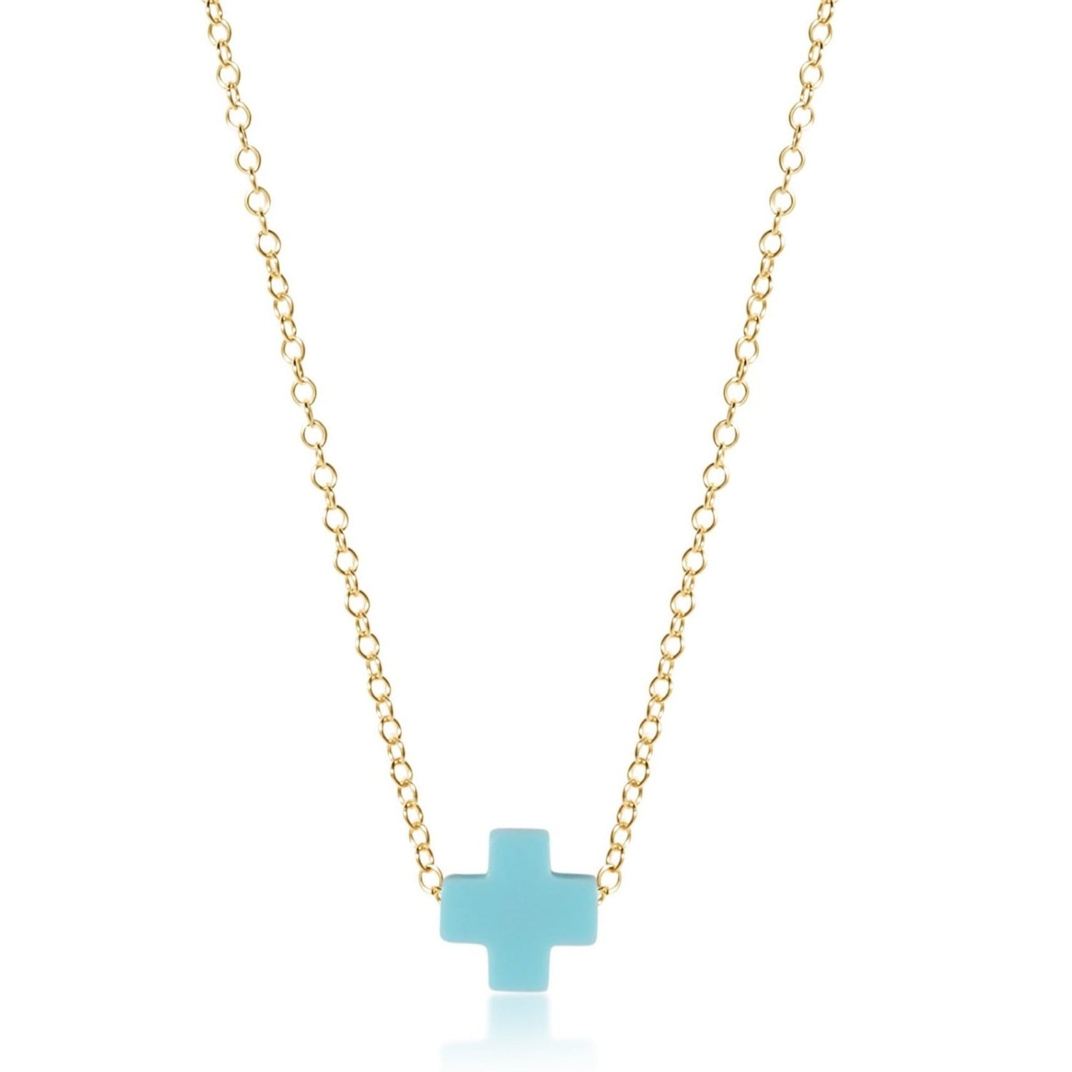 enewton 16" Necklace Gold - Signature Cross