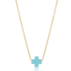 enewton egirl Signature Cross Necklace Gold 14"