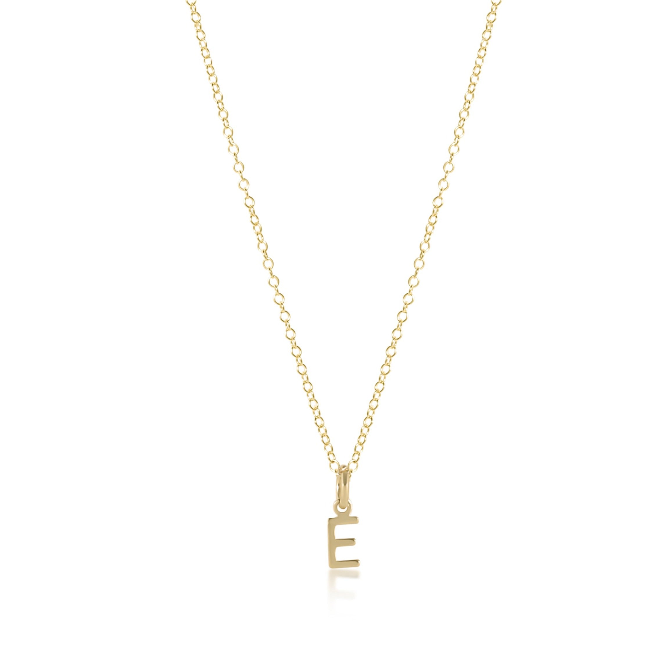 enewton 16" Necklace Gold - Respect Gold Charm