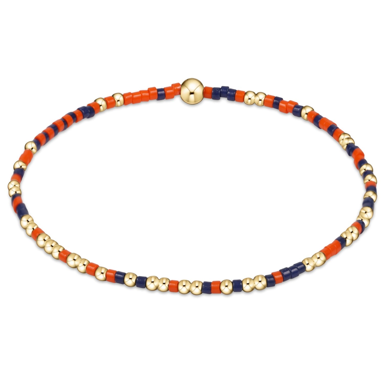 enewton Gameday Hope Unwritten Bracelet - Bright Orange Navy