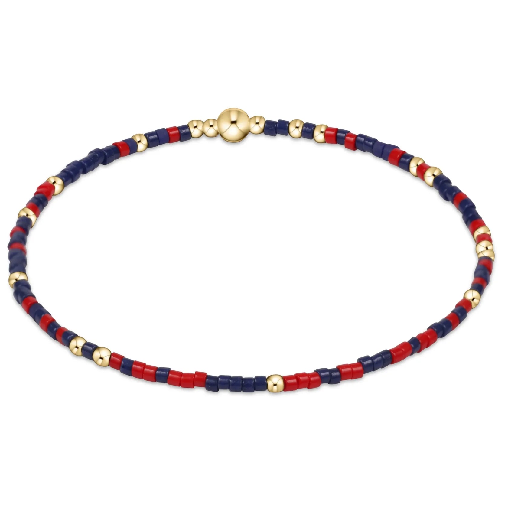 enewton Gameday Hope Unwritten Bracelet - Matte Navy Bright Red