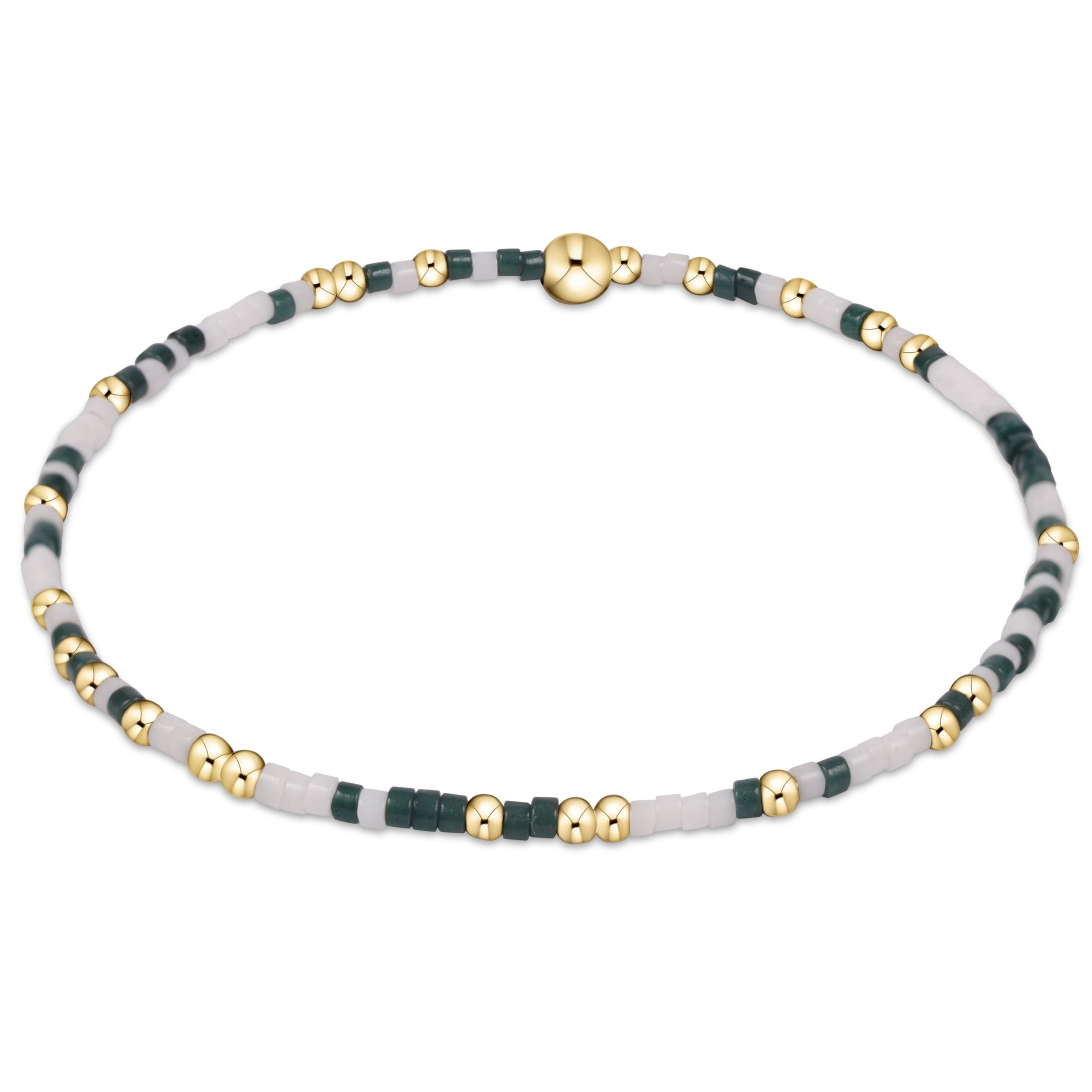 enewton Gameday Hope Unwritten Bracelet - Dark Green-White