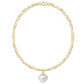 enewton Classic Gold 2mm Bracelet - Classic Pearl 8mm Charm