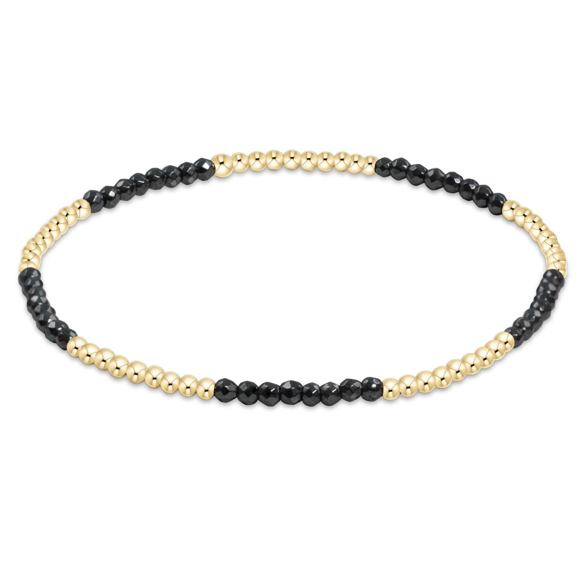 enewton Blissful Pattern 2mm Bead Bracelet - Faceted Hematite