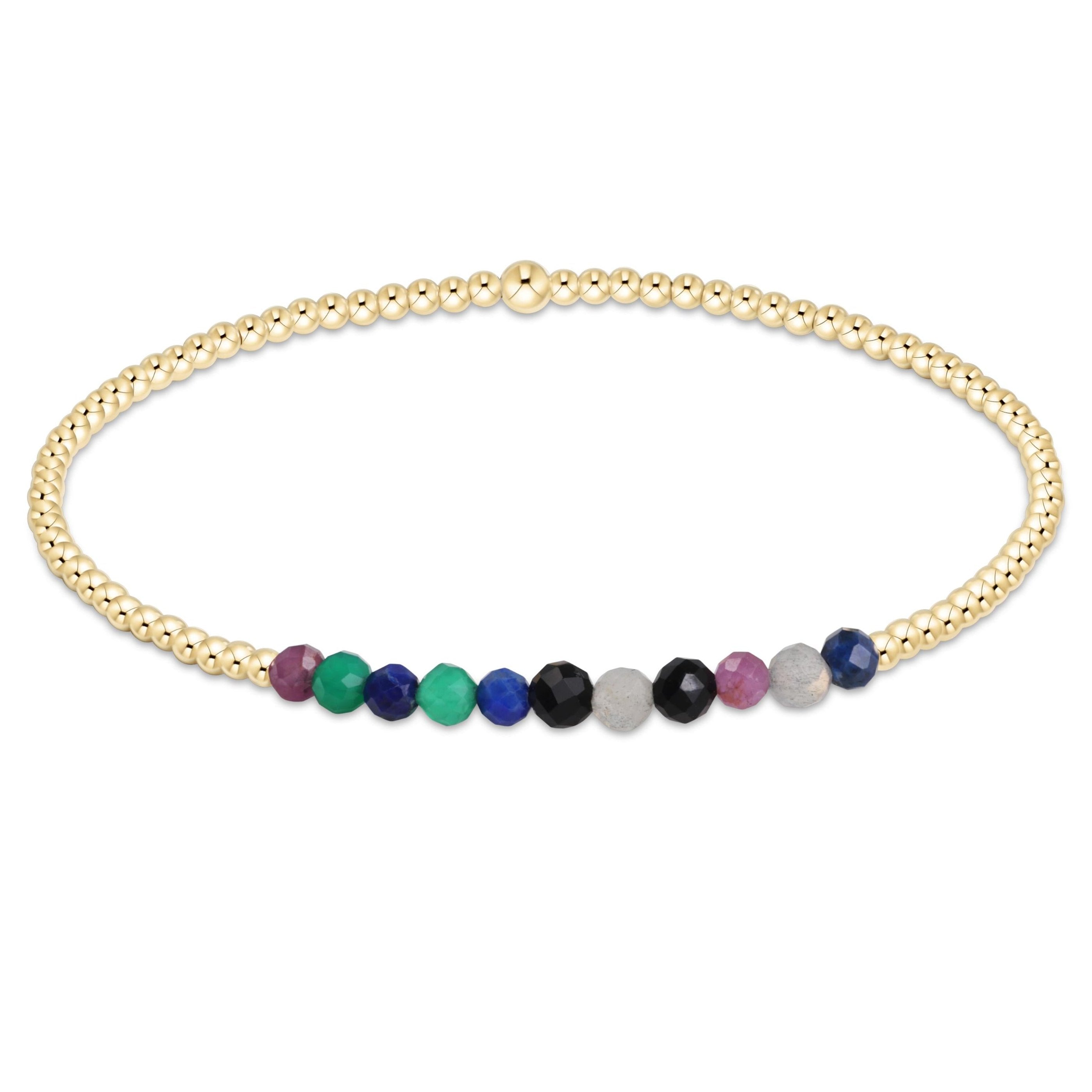 enewton Gold Bliss 2mm Bead Bracelet - Hot Mess F/W