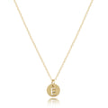 enewton 16" Necklace Gold - Respect Small Gold Disc