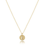 enewton 16" Necklace Gold - Respect Small Gold Disc