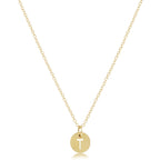 enewton 16" Necklace Gold - Respect Small Gold Disc