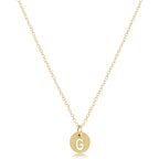 enewton 16" Necklace Gold - Respect Small Gold Disc