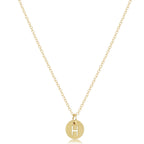 enewton 16" Necklace Gold - Respect Small Gold Disc