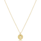 enewton 16" Necklace Gold - Respect Small Gold Disc