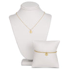 enewton Classic Gold 2mm Bead Bracelet - Respect Small Gold Disc