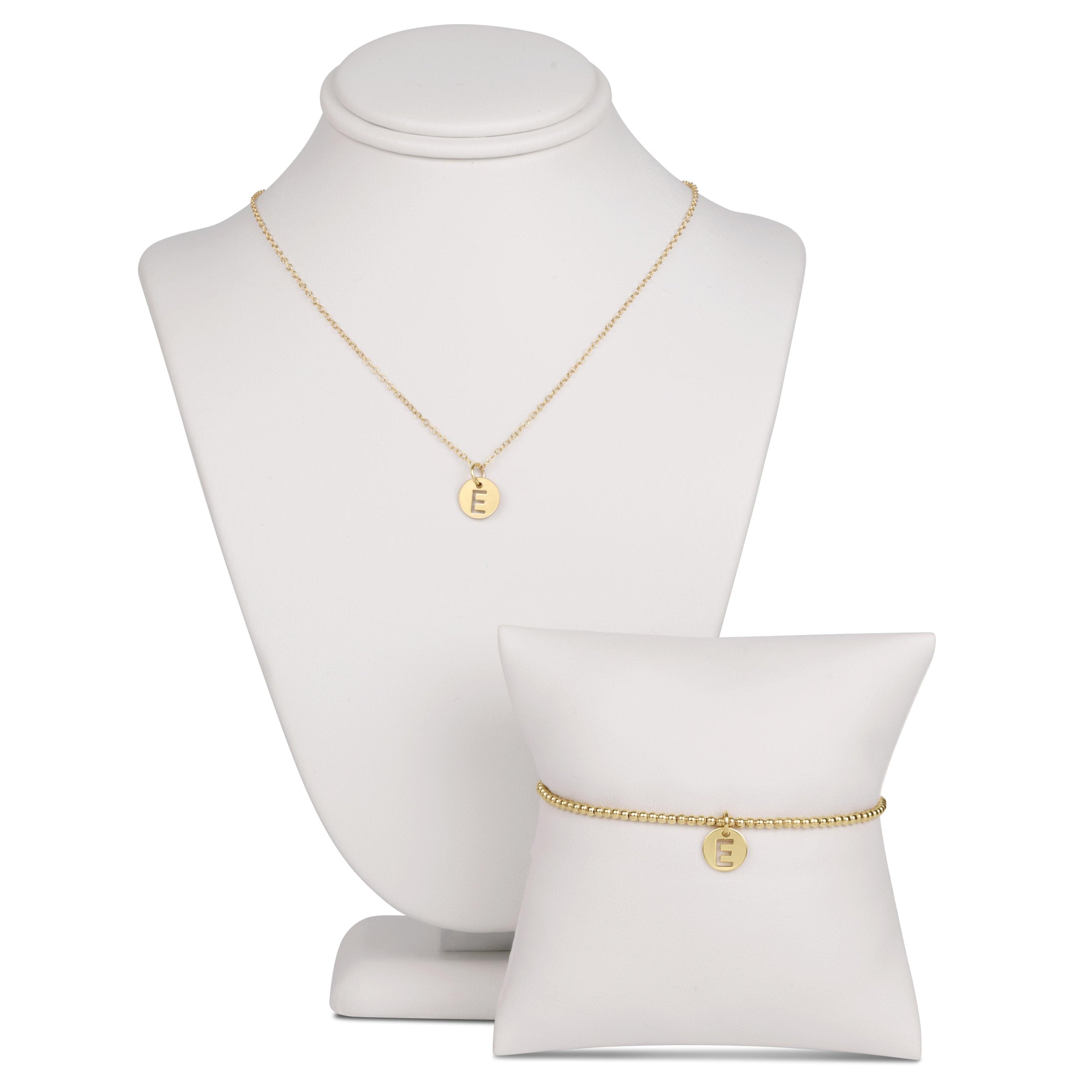 enewton Classic Gold 2mm Bead Bracelet - Respect Small Gold Disc