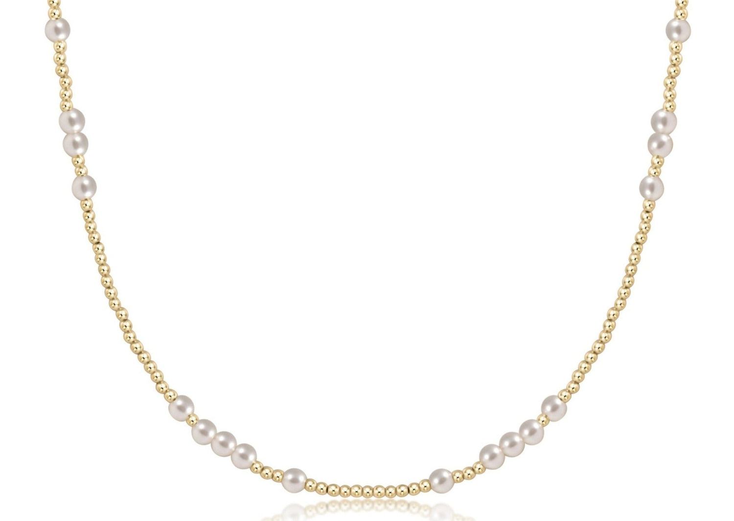 enewton 15" Choker Hope Unwritten - 4mm Pearl