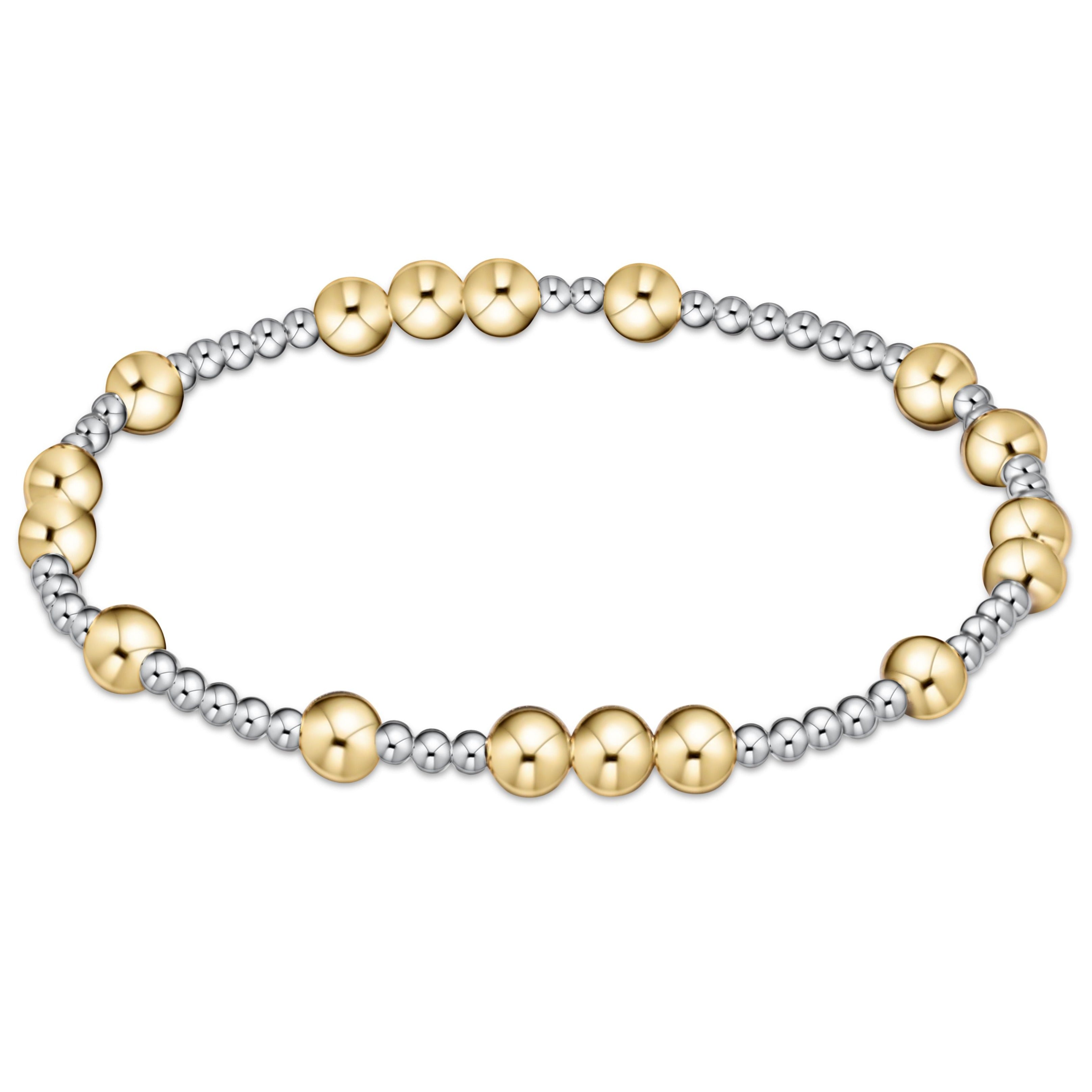 enewton Hope Unwritten 5mm Bead Bracelet - Mixed Metal