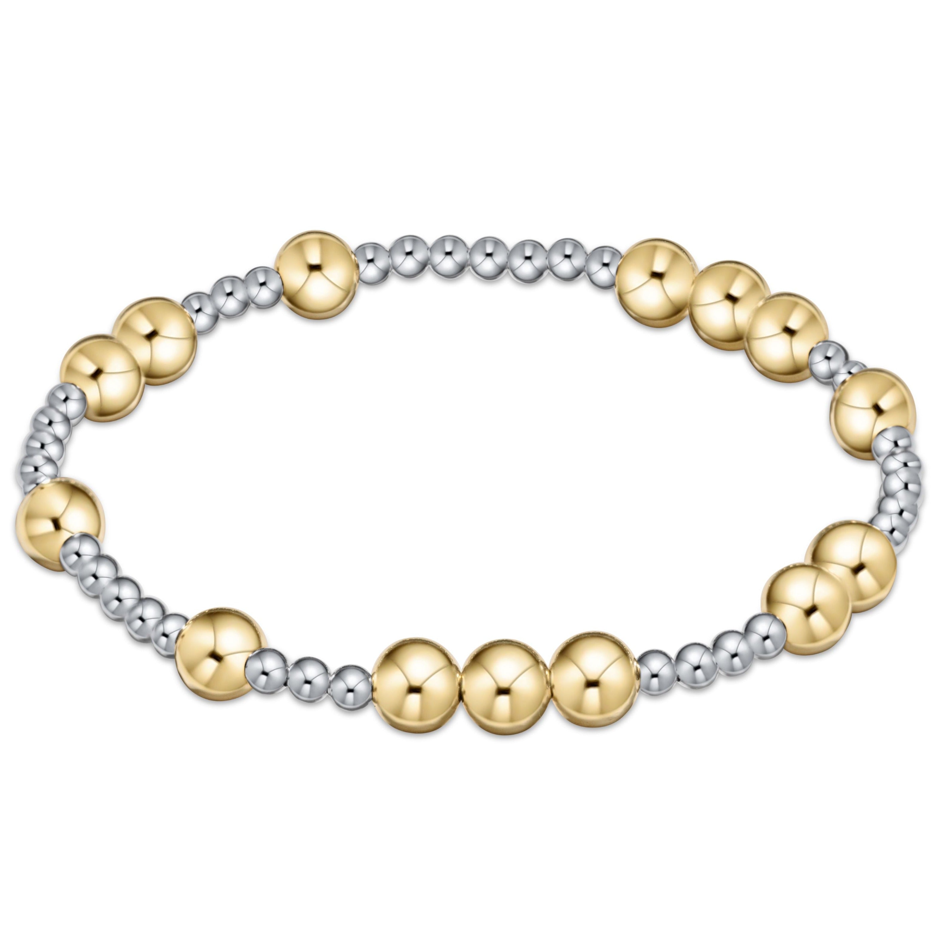 enewton Hope Unwritten 6mm Bead Bracelet - Mixed Metal