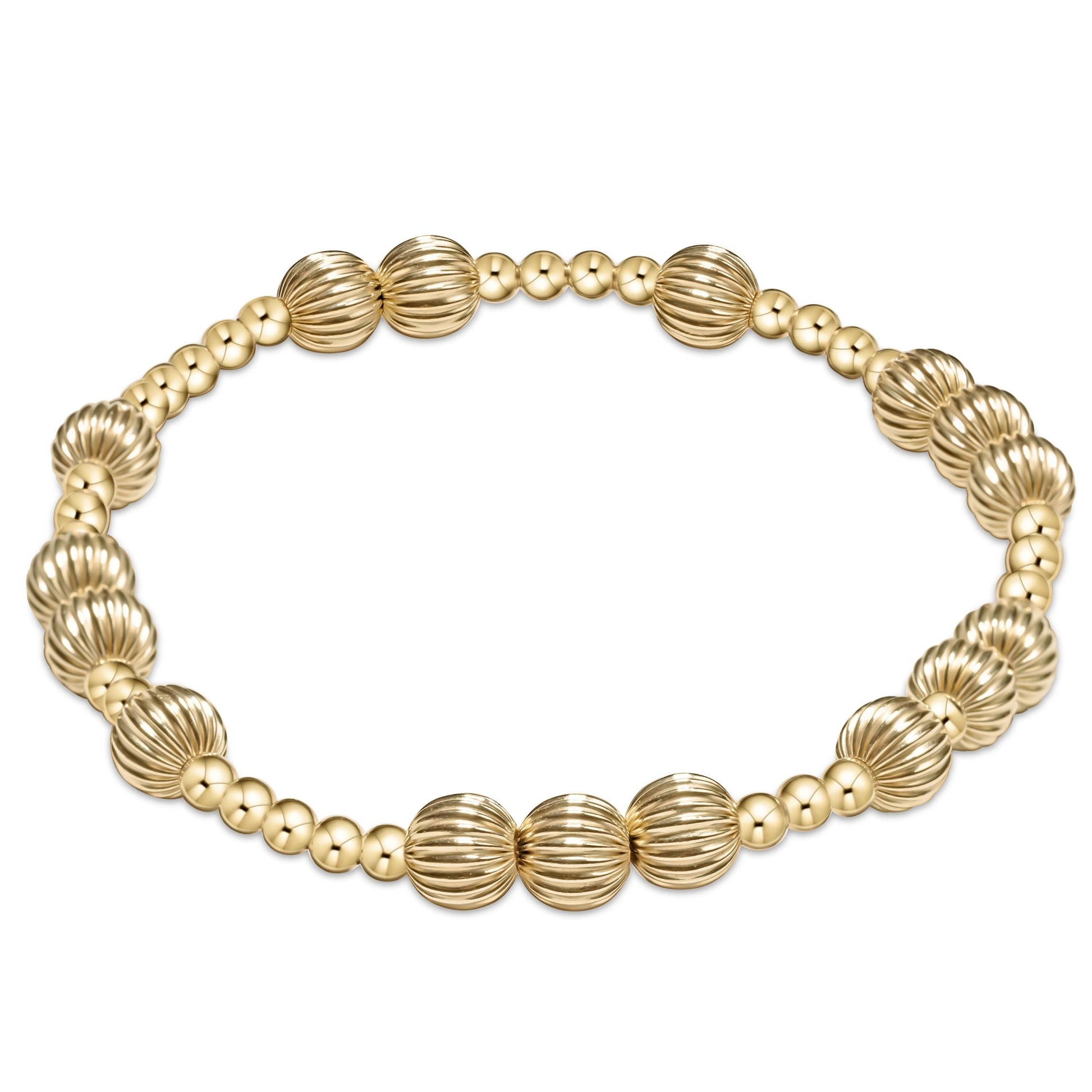 Hope Unwritten Dignity 6mm Bead Bracelet - Gold