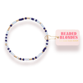 Beaded Blondes Kappa Kappa Gamma Sprinkle Bracelet Standard 6.75 inch