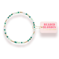 Beaded Blondes Kappa Delta Sprinkle Bracelet Standard 6.75 inch