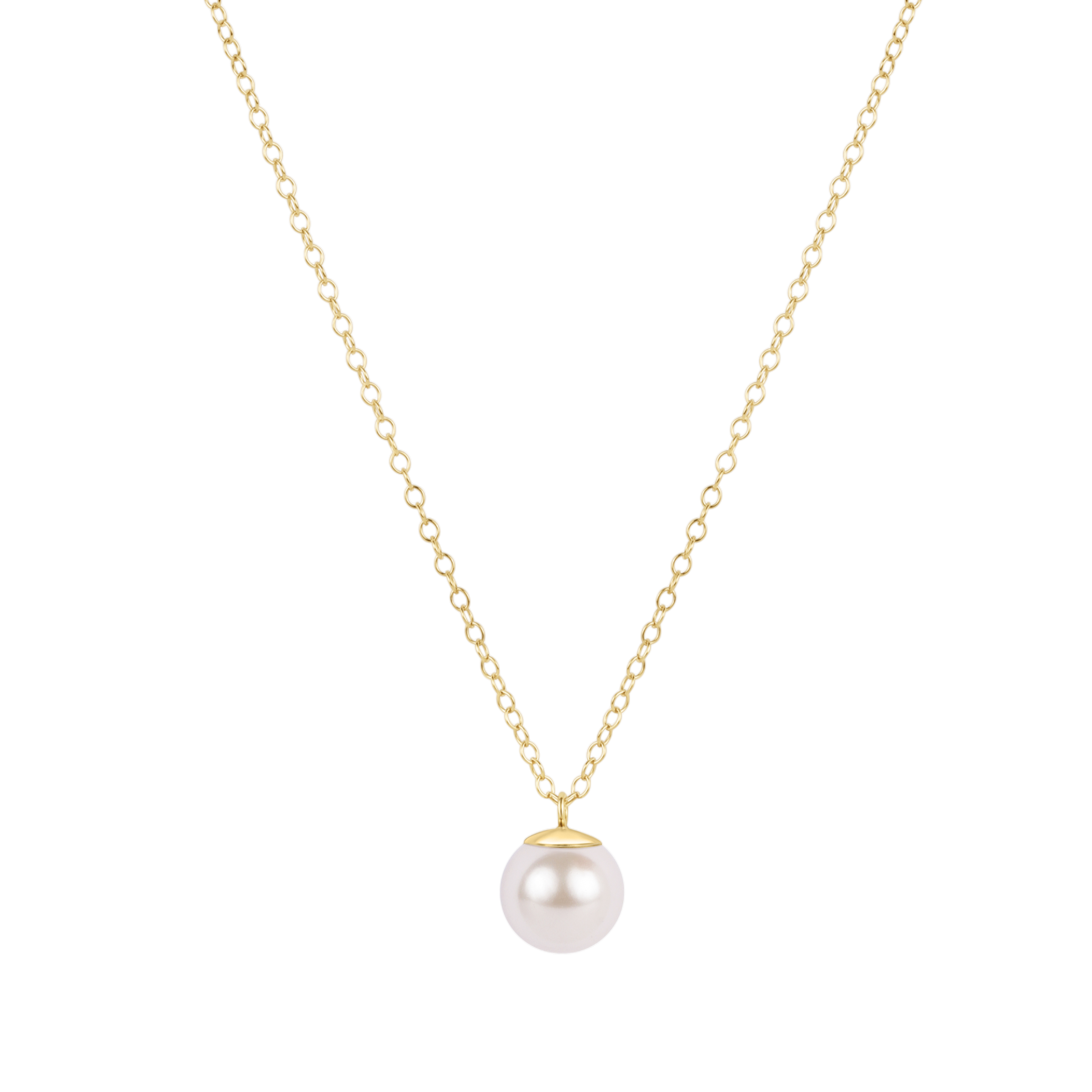 enewton 16" Necklace Gold - Classic Pearl 8mm Charm