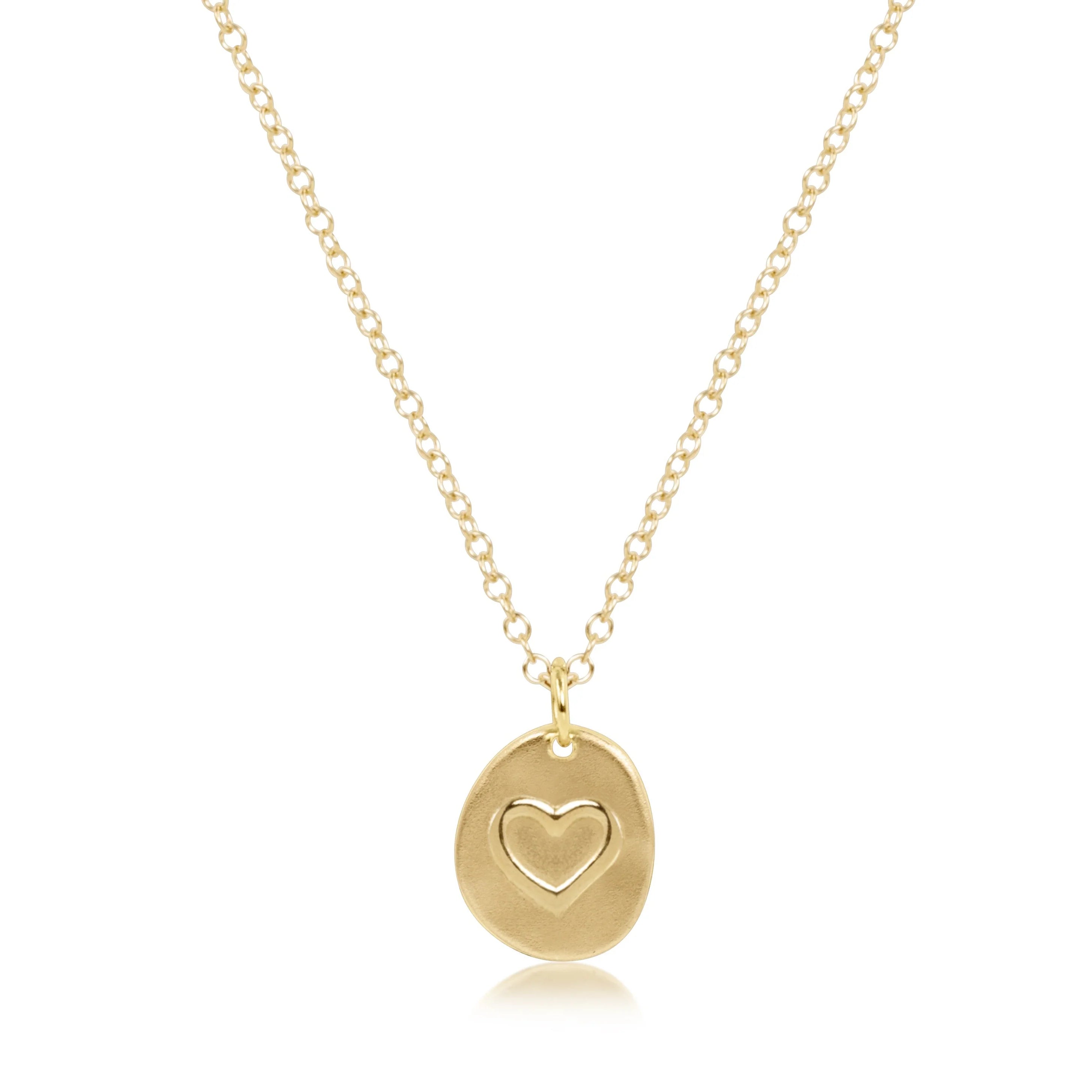 enewton 16" Necklace Gold - Inspire Love Small Gold Charm