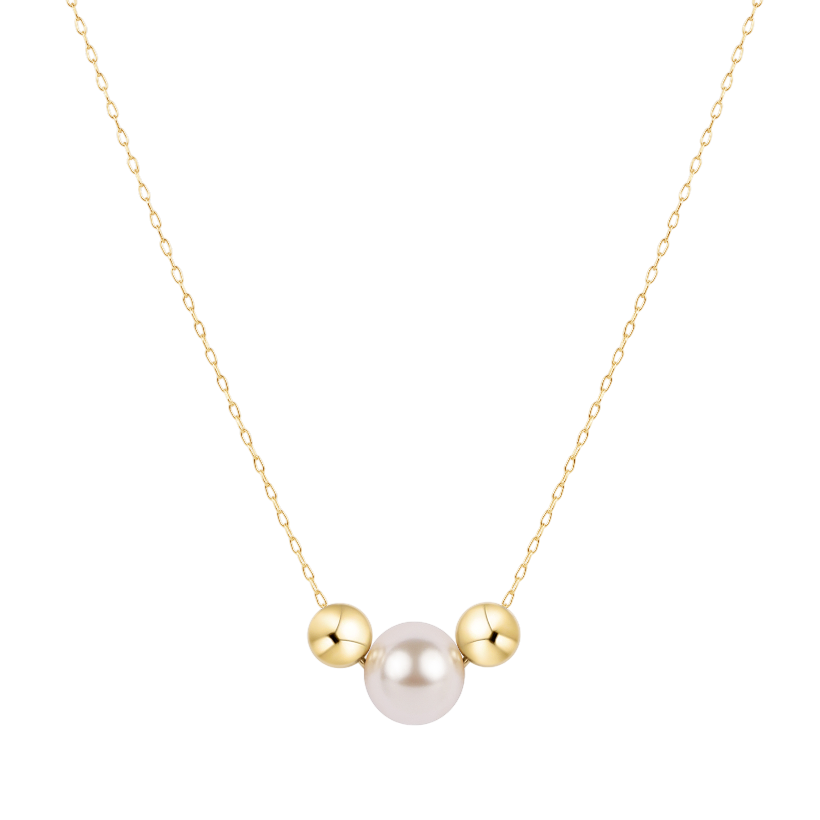enewton egirl 14" Necklace Gold - Purpose Pearl