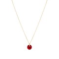 enewton Reflection Birthstone 16" Gold Necklace - Small Charm - January