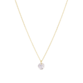 enewton Reflection Birthstone 16" Gold Necklace - Small Charm - April