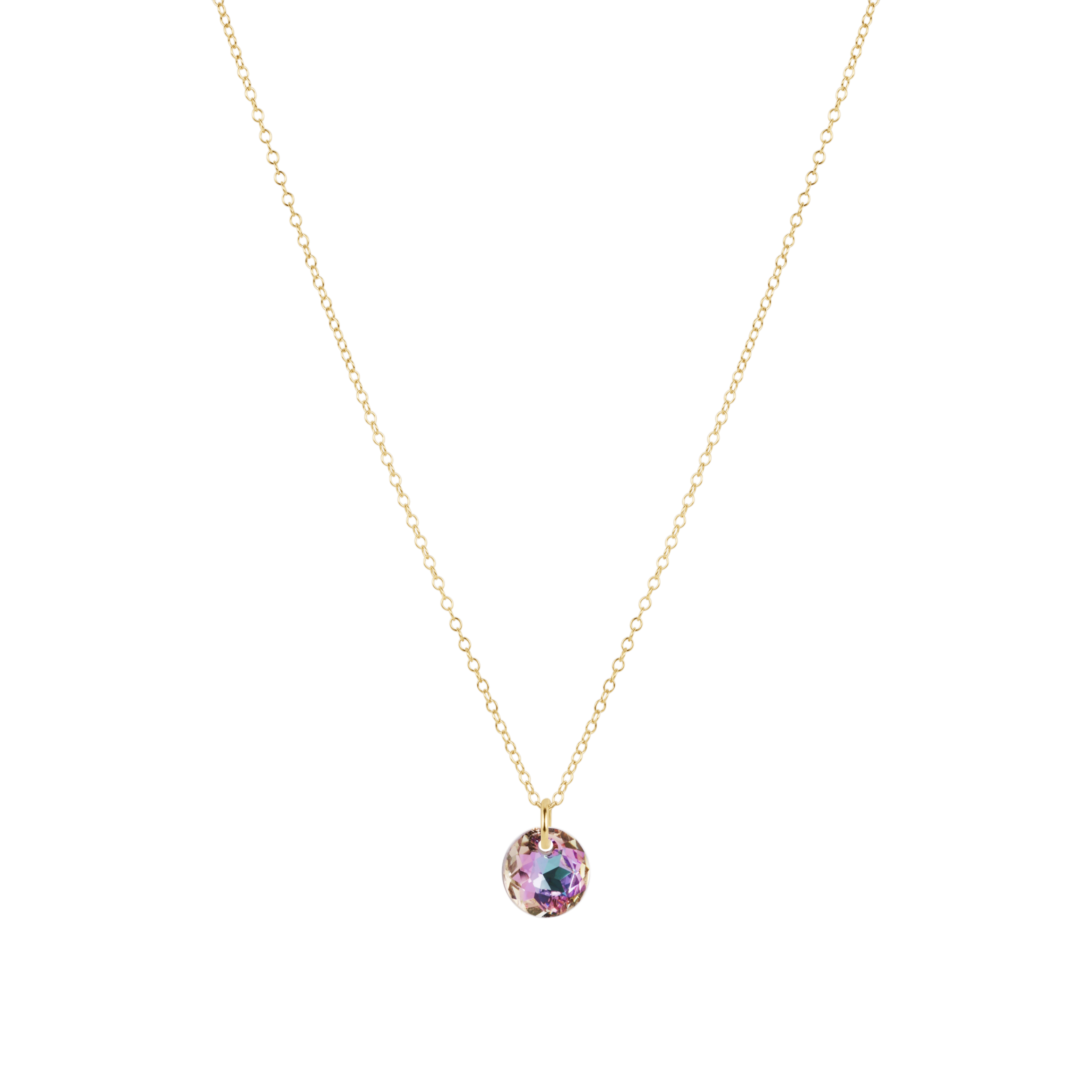 enewton Reflection Birthstone 16" Gold Necklace - Small Charm - June