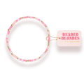 Beaded Blondes Gamma Phi Beta Sprinkle Bracelet Standard 6.75 inch