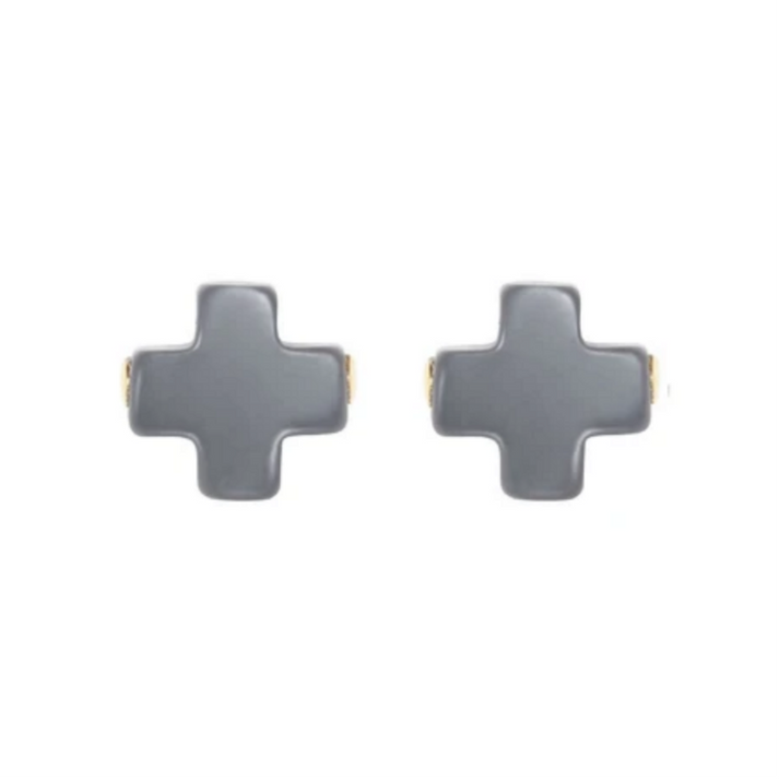 enewton Signature Cross Studs