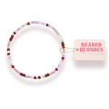 Beaded Blondes Sigma Kappa Sprinkle Bracelet Standard 6.75 inch
