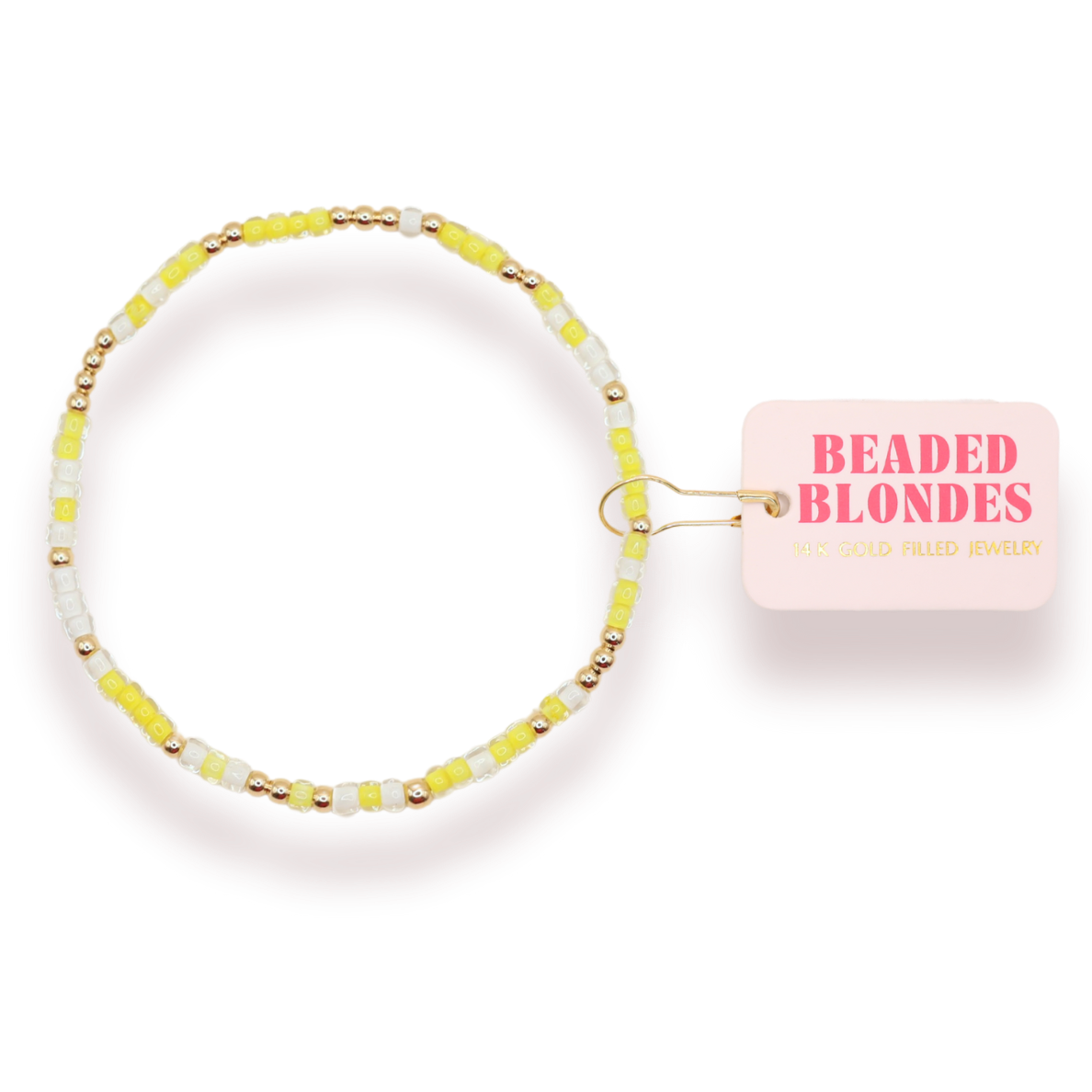 Beaded Blondes Kappa Alpha Theta Sprinkle Bracelet Standard 6.75 inch
